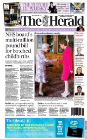 The Herald (UK) Newspaper Front Page for 30 June 2022