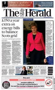 The Herald (UK) Newspaper Front Page for 30 June 2023