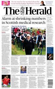 The Herald front page for 30 July 2025