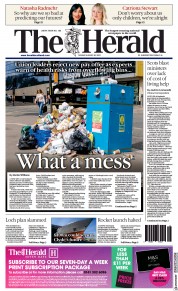 The Herald (UK) Newspaper Front Page for 30 August 2022