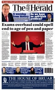 The Herald (UK) Newspaper Front Page for 30 September 2021