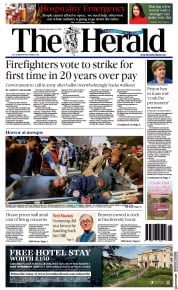 The Herald front page for 31 January 2023