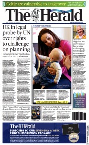 The Herald (UK) Newspaper Front Page for 3 March 2023