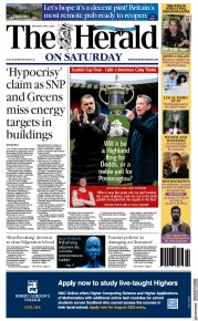 The Herald front page for 3 June 2023