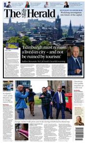 The Herald front page for 3 June 2025