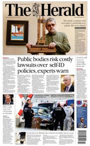 The Herald front page for 4 March 2025