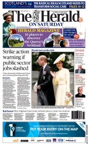 The Herald (UK) Newspaper Front Page for 4 June 2022