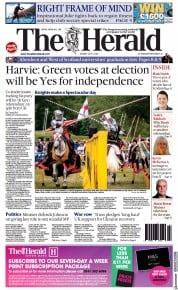 The Herald (UK) Newspaper Front Page for 4 July 2022