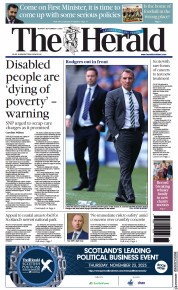 The Herald (UK) Newspaper Front Page for 4 September 2023