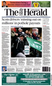 The Herald (UK) Newspaper Front Page for 5 January 2023