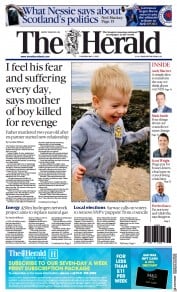 The Herald (UK) Newspaper Front Page for 5 May 2022