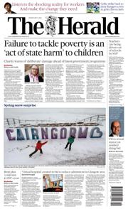 The Herald front page for 5 May 2025