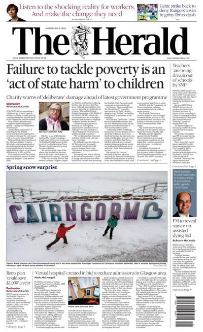 The Herald Newspaper Front Page (UK) for 5 May 2025