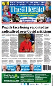 The Herald (UK) Newspaper Front Page for 5 June 2021