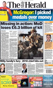  () Newspaper Front Page for 5 July 2011