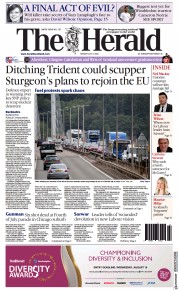 The Herald (UK) Newspaper Front Page for 5 July 2022