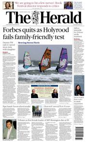 The Herald front page for 5 August 2025