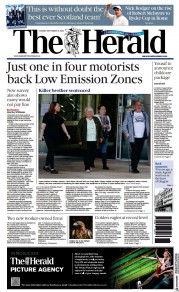The Herald front page for 5 September 2023