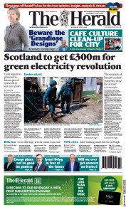 The Herald (UK) Newspaper Front Page for 6 April 2022