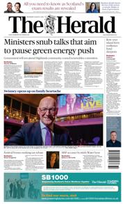 The Herald front page for 6 August 2025