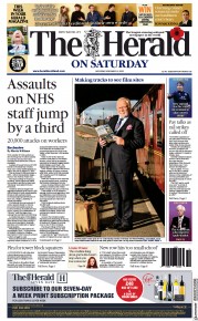 The Herald (UK) Newspaper Front Page for 7 November 2022