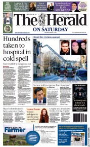 The Herald (UK) Newspaper Front Page for 7 January 2023