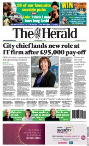 The Herald (UK) Newspaper Front Page for 7 August 2021