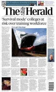 The Herald front page for 7 August 2025