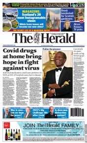 The Herald front page for 8 January 2022