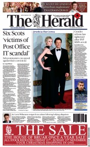 The Herald (UK) Newspaper Front Page for 9 November 2022