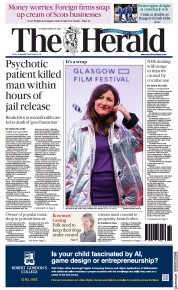 The Herald (UK) Newspaper Front Page for 9 March 2023