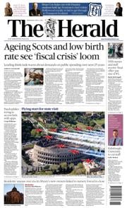 The Herald front page for 9 April 2025