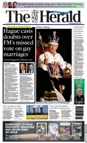 The Herald (UK) Newspaper Front Page for 9 May 2023