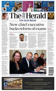 The Herald front page for 9 August 2025