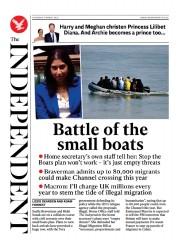 The Independent (UK) Newspaper Front Page for 10 March 2023