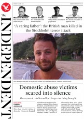 The Independent (UK) Newspaper Front Page for 10 April 2017