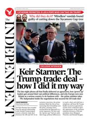 The Independent front page for 10 May 2025