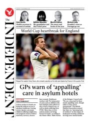 The Independent (UK) Newspaper Front Page for 11 December 2022