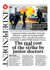 The Independent (UK) Newspaper Front Page for 11 April 2023