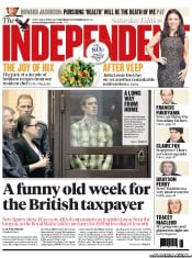The Independent (UK) Newspaper Front Page for 12 October 2013