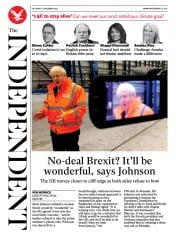 The Independent (UK) Newspaper Front Page for 12 December 2020