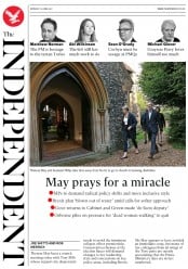 The Independent (UK) Newspaper Front Page for 12 June 2017