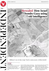 The Independent (UK) Newspaper Front Page for 13 February 2020