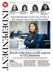 The Independent (UK) Newspaper Front Page for 13 March 2021