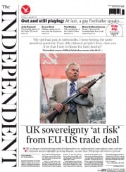 The Independent (UK) Newspaper Front Page for 14 January 2014