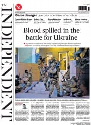 The Independent Newspaper Front Page (UK) for 14 April 2014