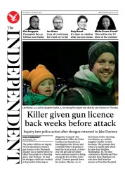 The Independent (UK) Newspaper Front Page for 15 August 2021