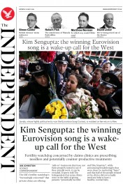 The Independent (UK) Newspaper Front Page for 16 May 2016