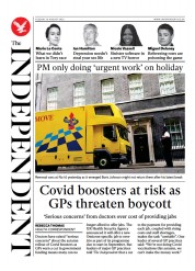 The Independent front page for 16 August 2022