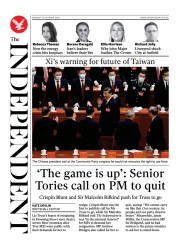 The Independent (UK) Newspaper Front Page for 17 October 2022